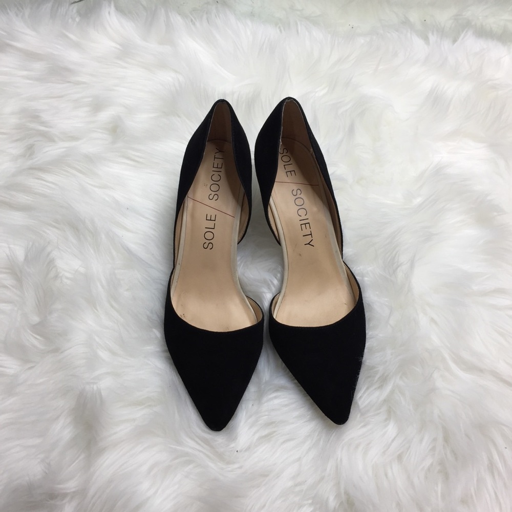 Black Dorsey Heels